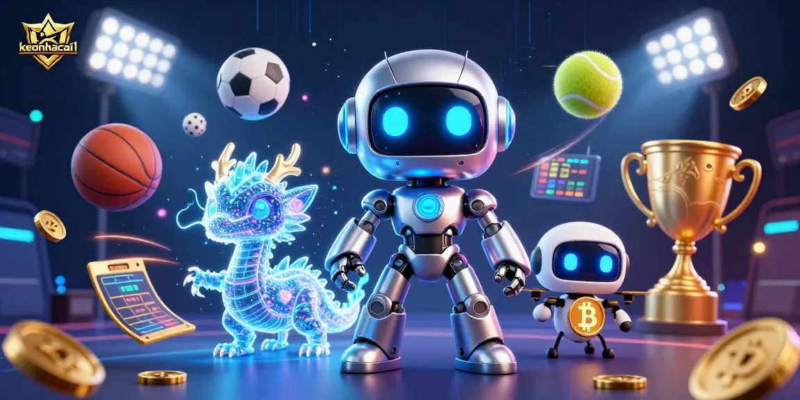 Engage with keonhacai1's sports betting scene featuring vibrant characters and dynamic elements.
