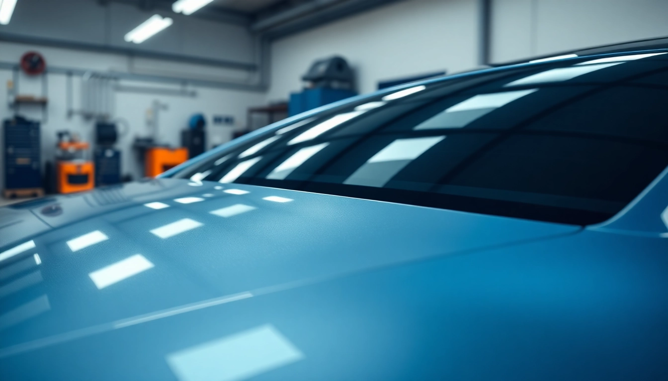 Explore a ceramic window tint on a meticulously detailed automotive window installation.