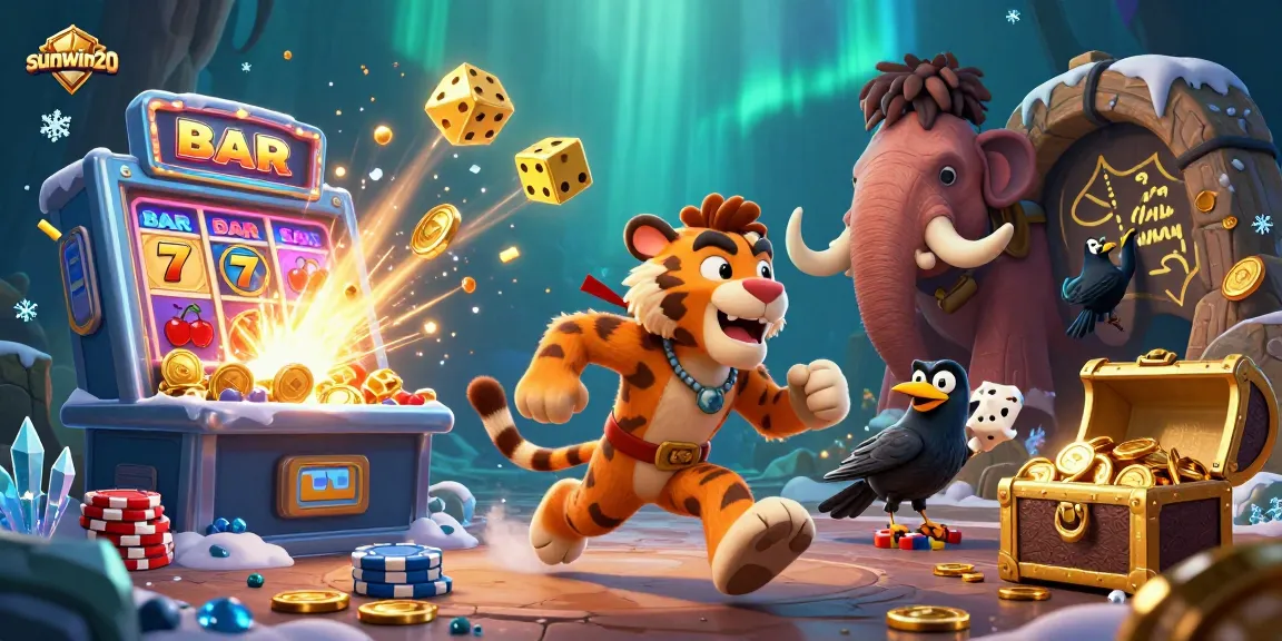 Engage with sunwin20's thrilling casino adventures featuring vibrant animations and game elements.