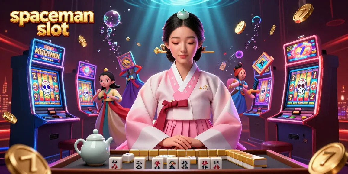 Experience high-energy gameplay with the spaceman slot in a vibrant casino environment filled with animated elements.