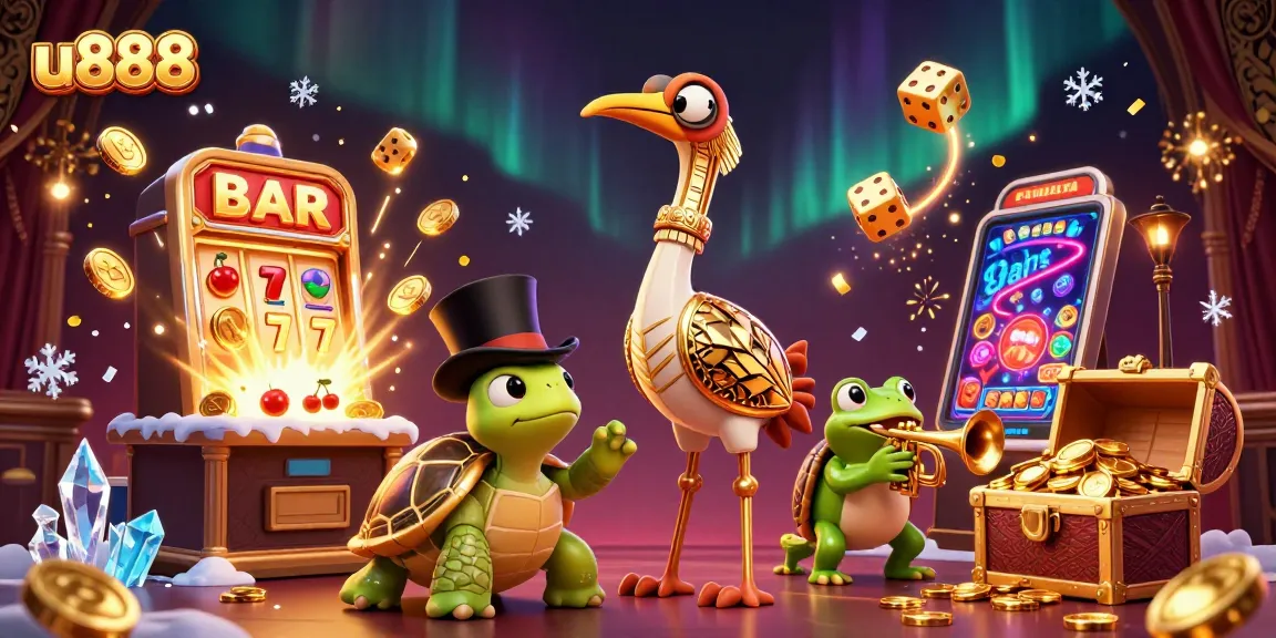Experience the excitement of winning jackpots at u888 with vibrant casino action and colorful elements.