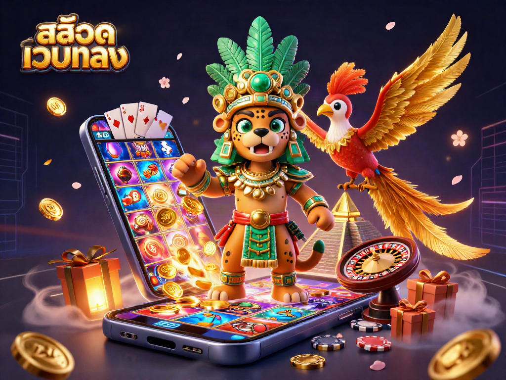 Engage with สล็อตเว็บตรง games featuring vibrant characters and dynamic casino elements in 3D.