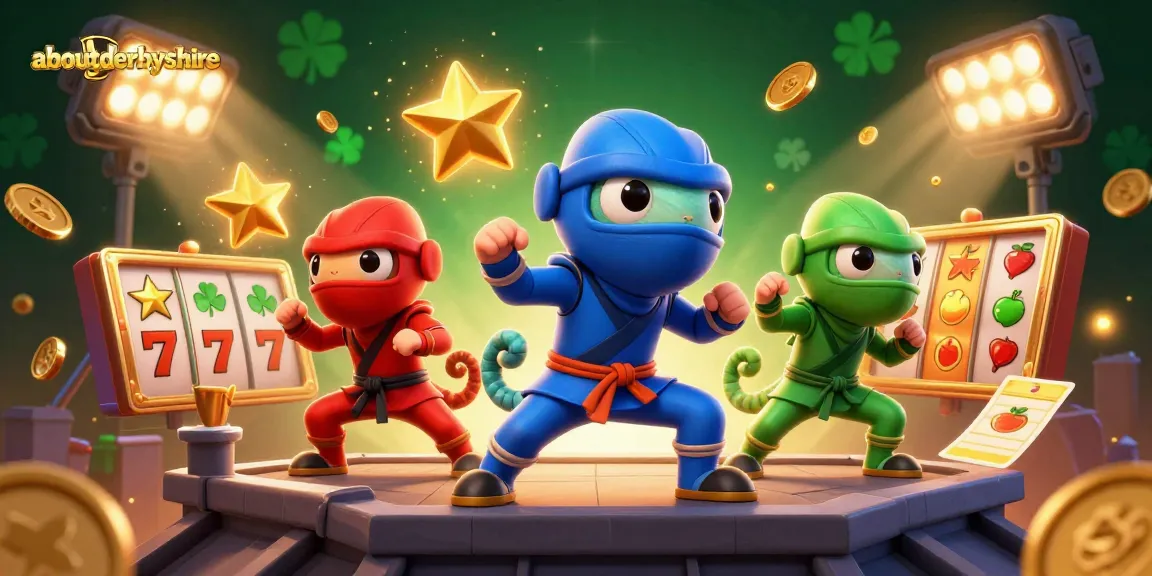 Play exciting Bonus Buy Slots at aboutderbyshire with colorful characters and rich casino elements.