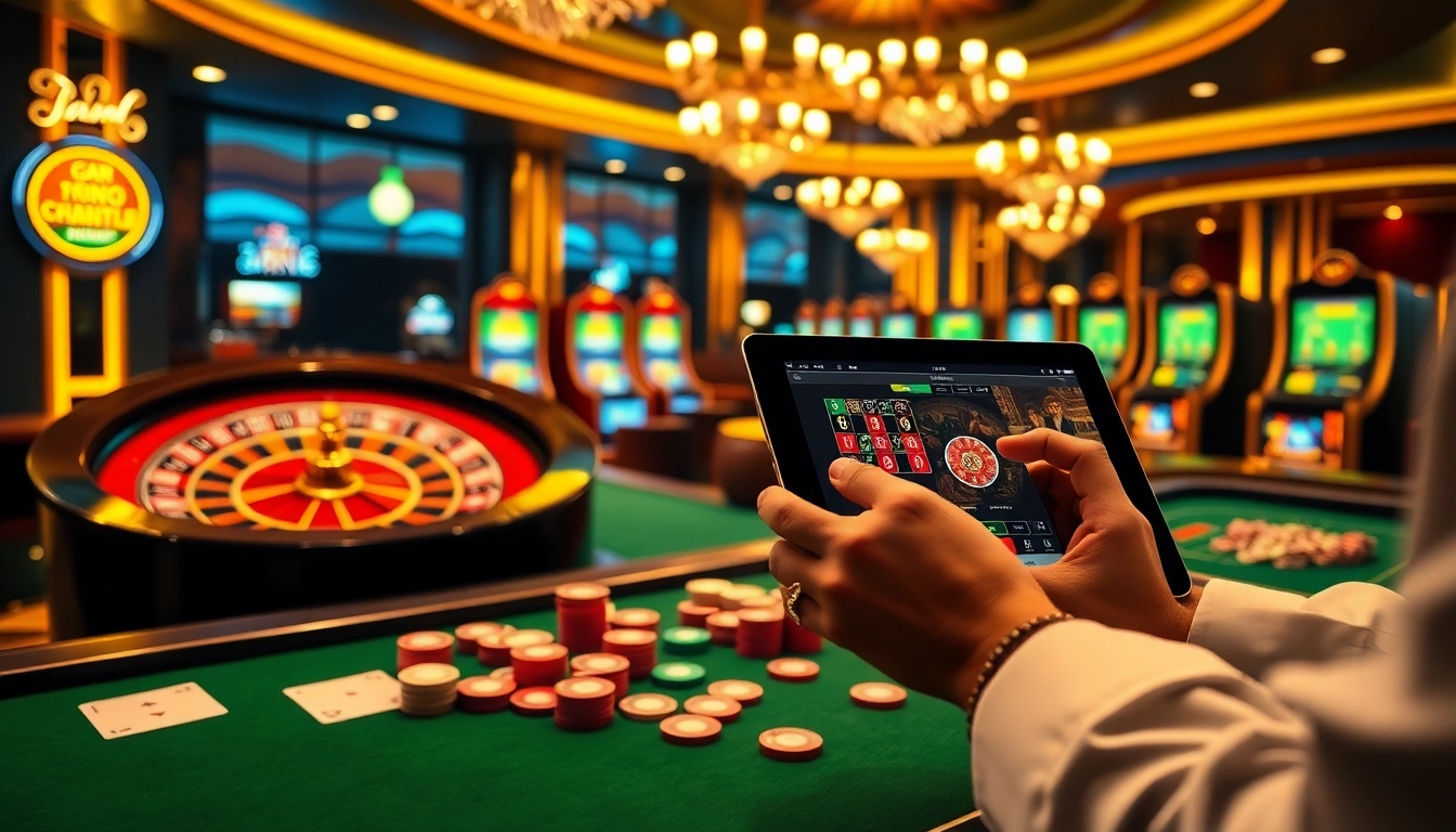 Jouez et gagnez au casino en ligne France avec une action de roulette et de poker vibrante dans un cadre luxueux.