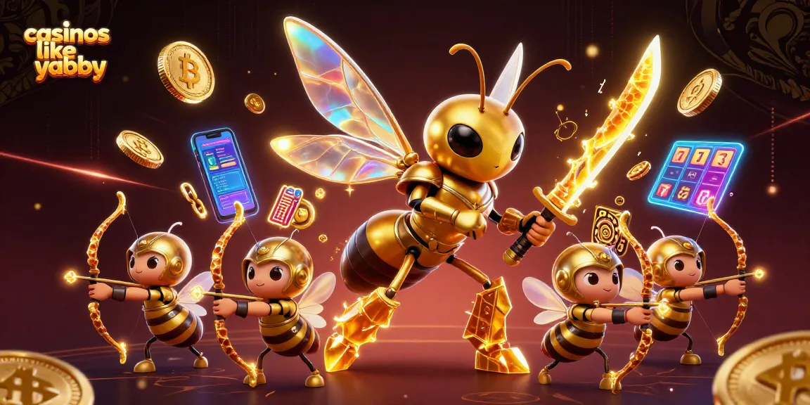 Experience thrilling action with casinos like yabby featuring a charismatic hornet warrior and dazzling digital coins.