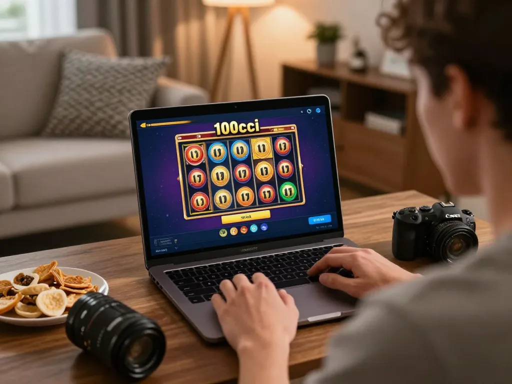 Permainan yang menarik semasa melakukan login slot 100cuci di laptop di rumah dengan suasana yang selesa