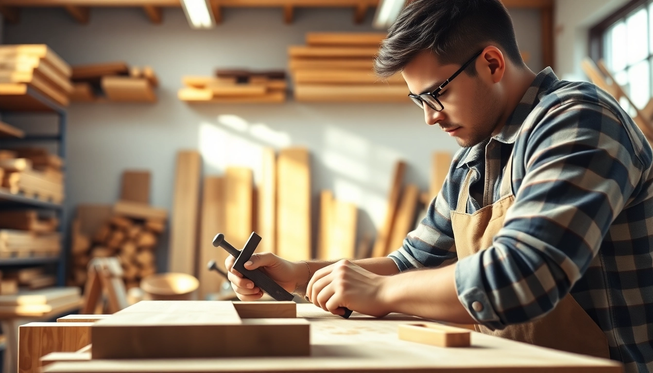 Carpentry Apprenticeship Near Me: Young apprentice shaping wood in a modern workshop setting.
