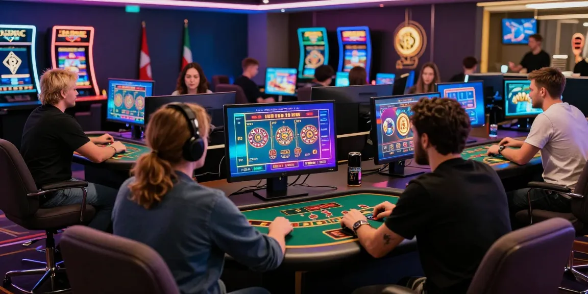 Exciting gaming experience at non UK casinos showcased at https://sssk.org.uk with players engaging in live dealer games.