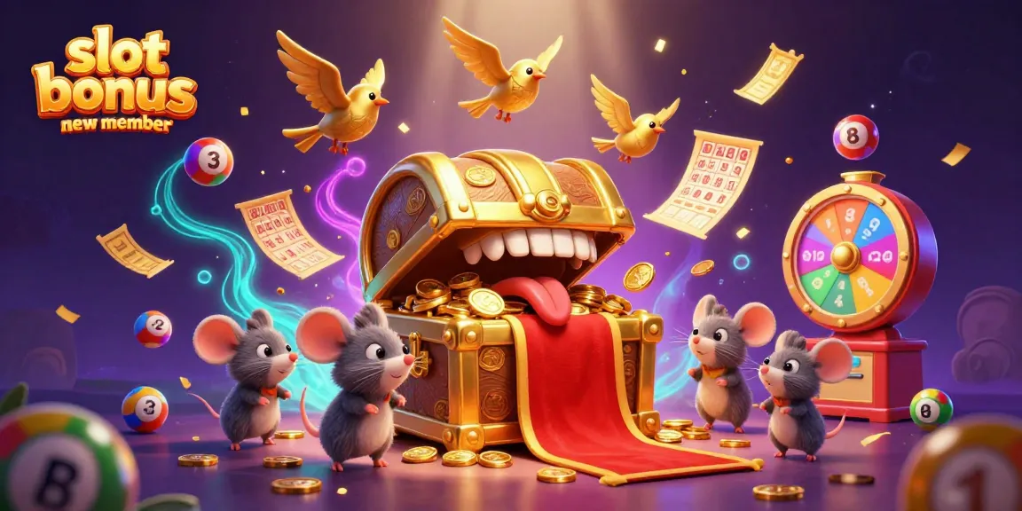 Join the excitement with slot bonus new member offers from colorful balls and golden treasures.
