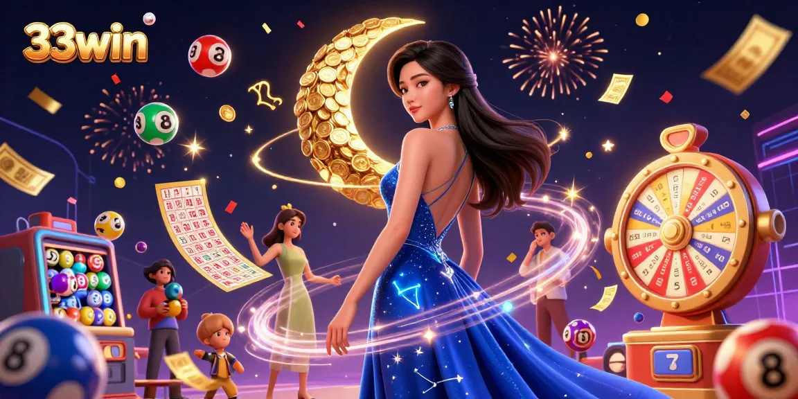 Engage in thrilling games at 33win with colorful lottery elements, grand prizes, and dynamic celebratory effects.