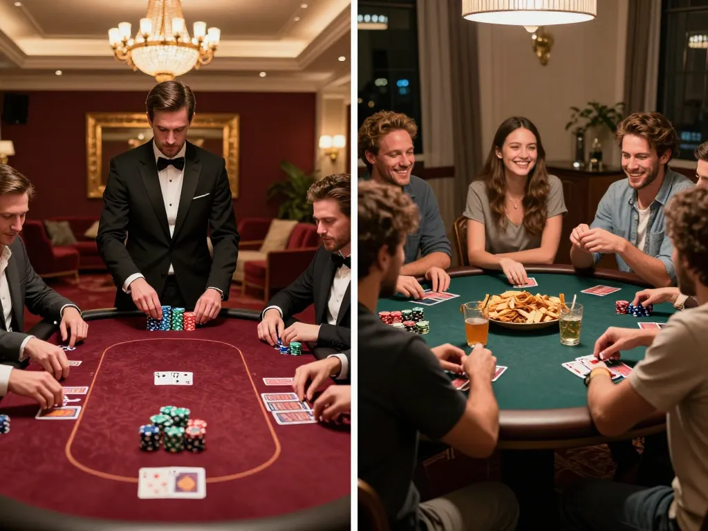 A thrilling moment of poker gameplay featuring nano banana flash strategies in a luxury casino setting.
