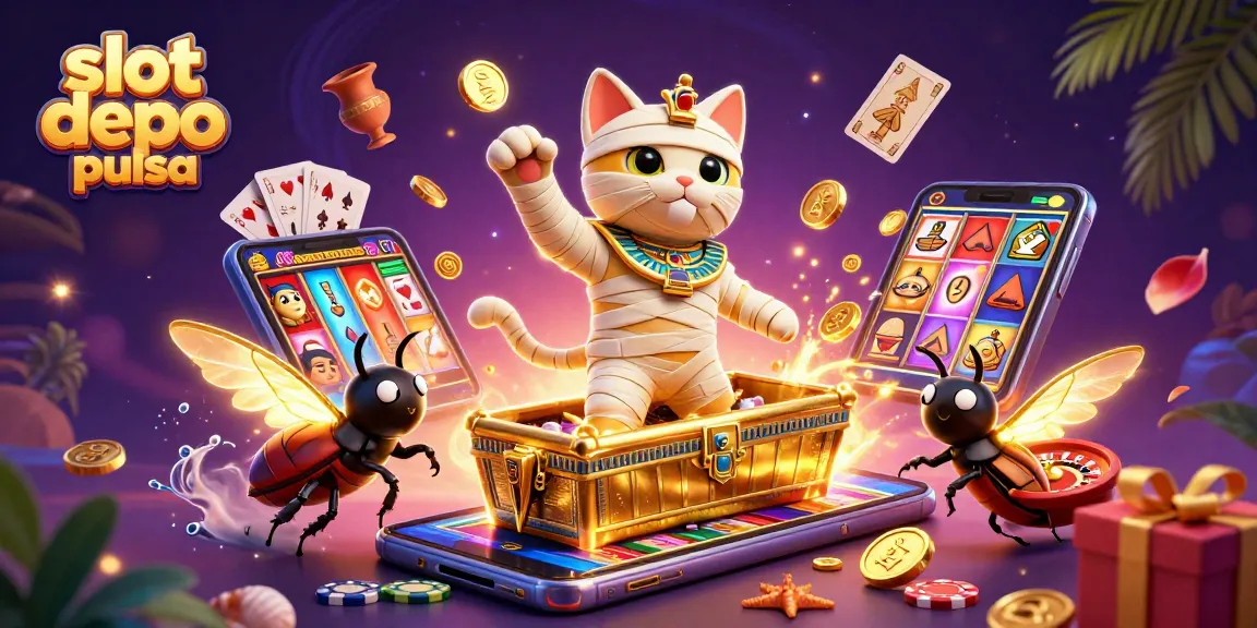 Slot depo pulsa membawa pengalaman menarik dengan kucing mummy dan uang emas melimpah.