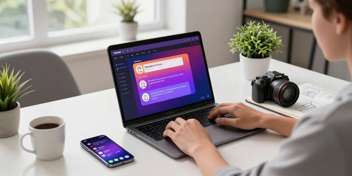 Kobold AI chatbot interface displayed on a laptop in a modern workspace, symbolizing advanced digital communication.