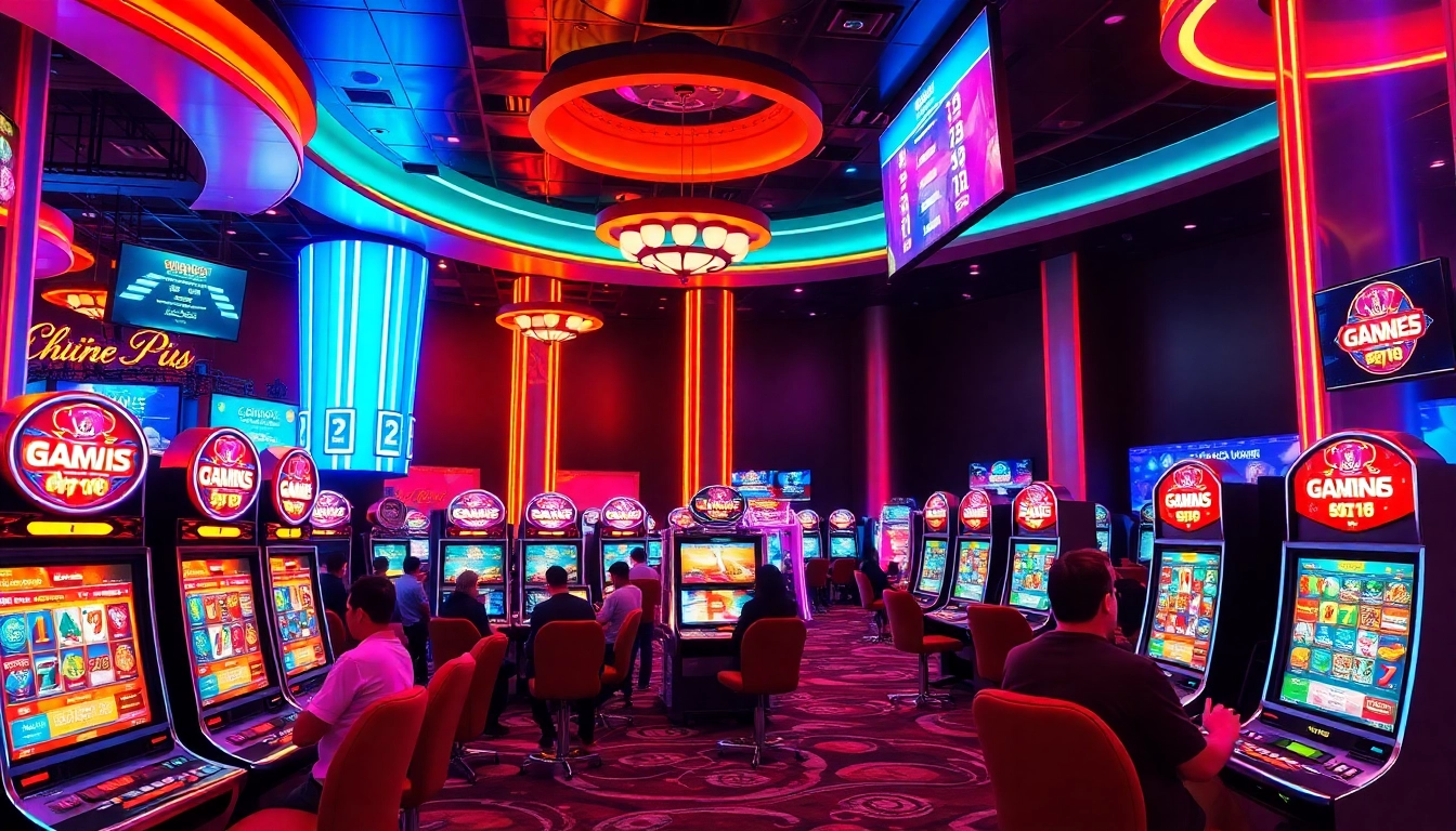 Exciting scene showing players enjoying the Best payout online casino Uk vibrant gaming environment.
