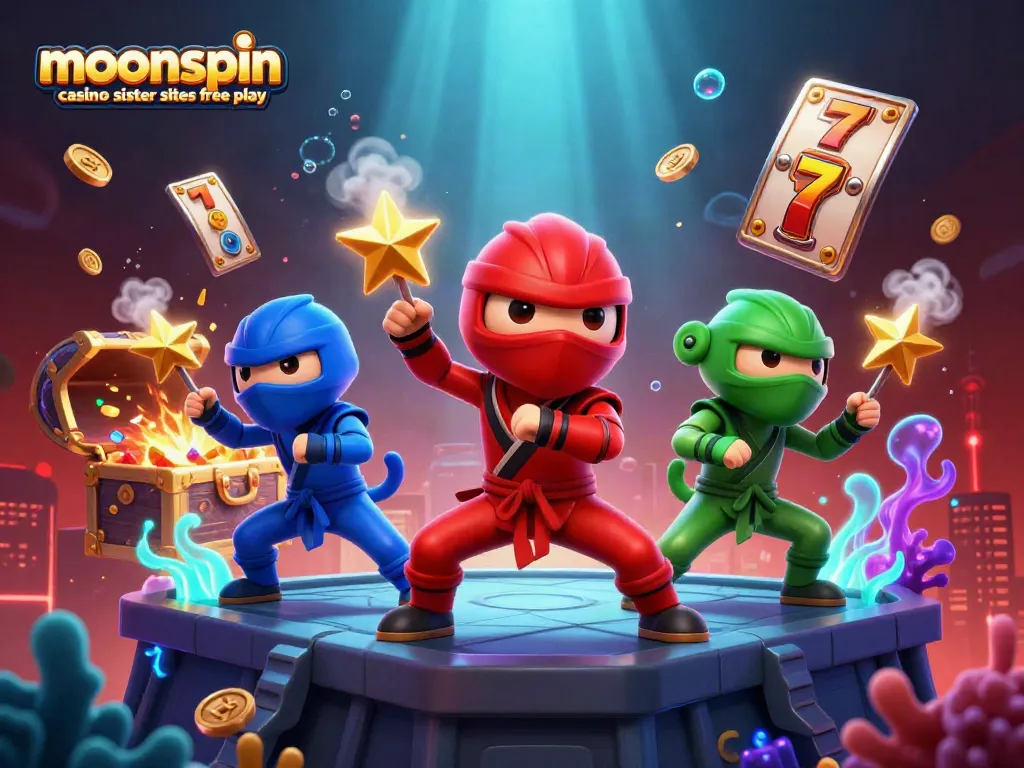 Experience the thrill of moonspin casino sister sites free play with vibrant slot elements and dynamic chameleon characters.