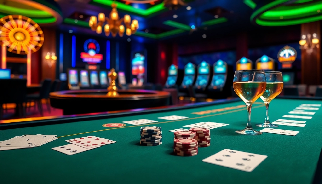 Capturer l'excitation du casino en ligne France avec des jetons de poker vibrants et une roulette qui tourne