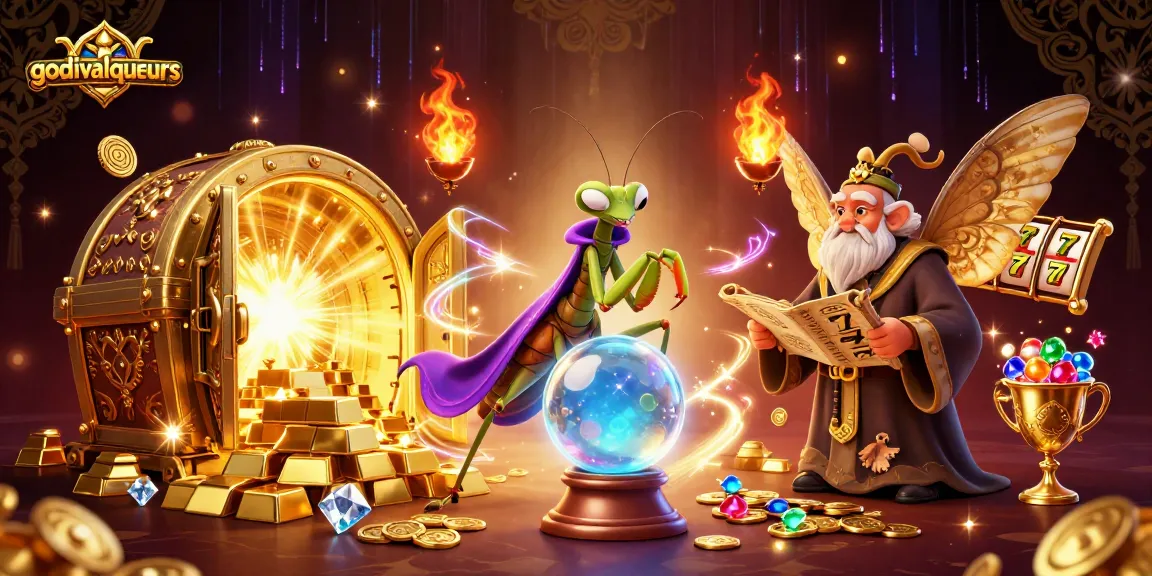 Engage in thrilling casino action with godivaliqueurs and enchanting 3D fortune teller elements.