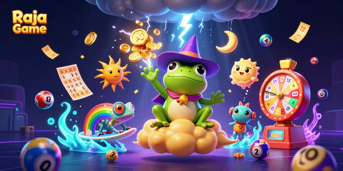 Win exciting rewards on Raja Game with vibrant lottery games and colorful characters in action.