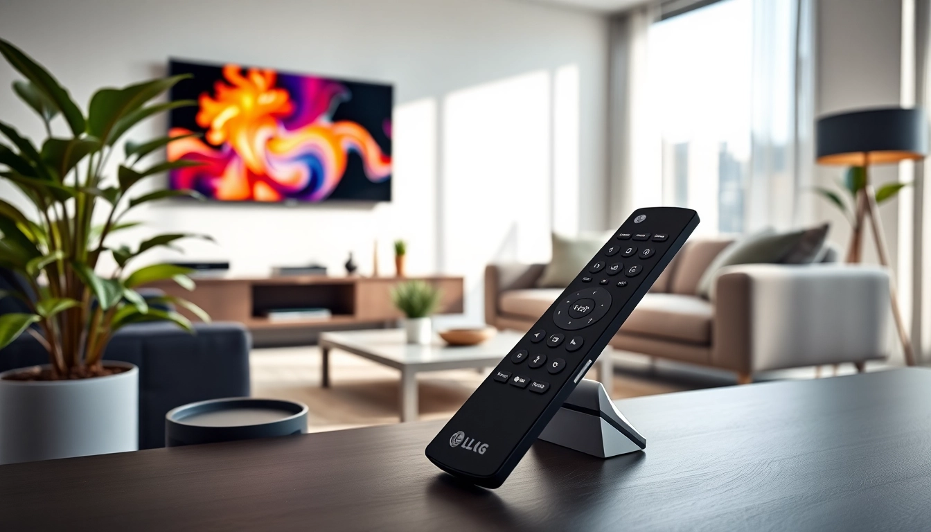Verwenden Sie die Smart Fernbedienung LG für Fernseher und erleben Sie modernes Design und Benutzerfreundlichkeit.