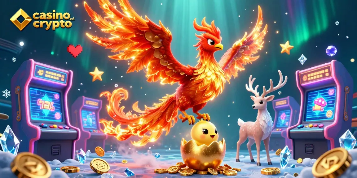 Jouez dans un casino en ligne crypto fascinant avec des éléments de jeux et une ambiance animée.