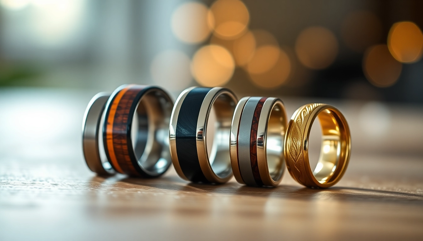Exclusive Designs of Unique Wedding Bands for Men: A Personal Touch