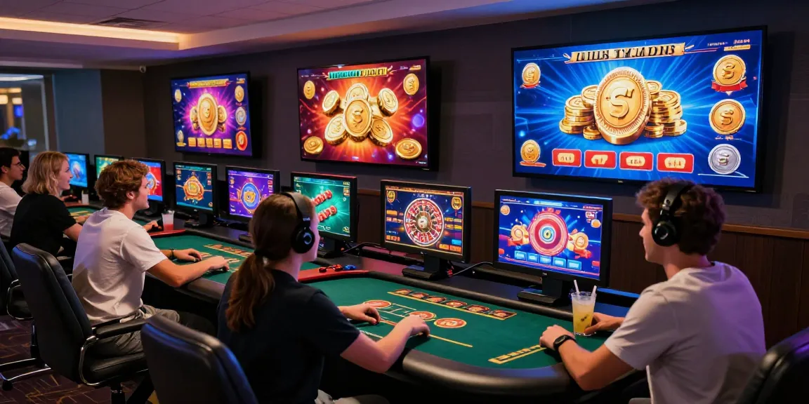 Exciting gaming atmosphere at being-there.org.uk featuring players enjoying credit card casinos