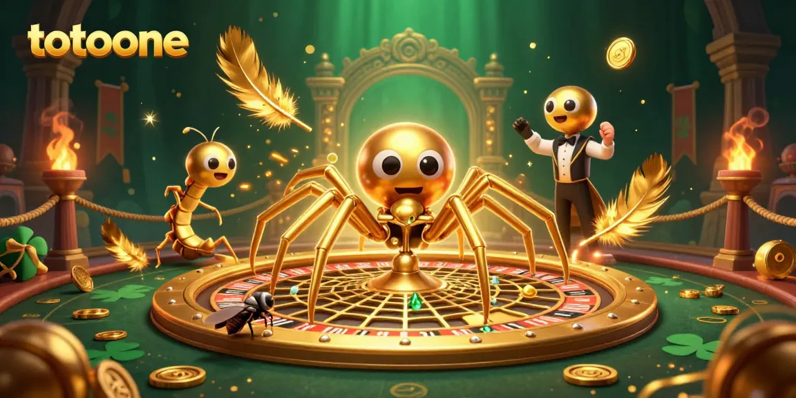 Menang dengan bets di totoone menggunakan gambar 3D yang kaya dengan elemen kasino.