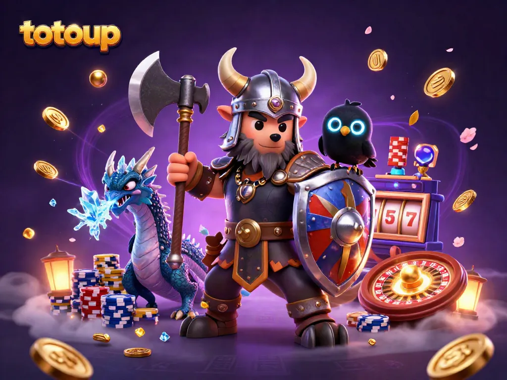 Experience big wins with totoup as vibrant game elements burst with energy in a stunning 3D scene.