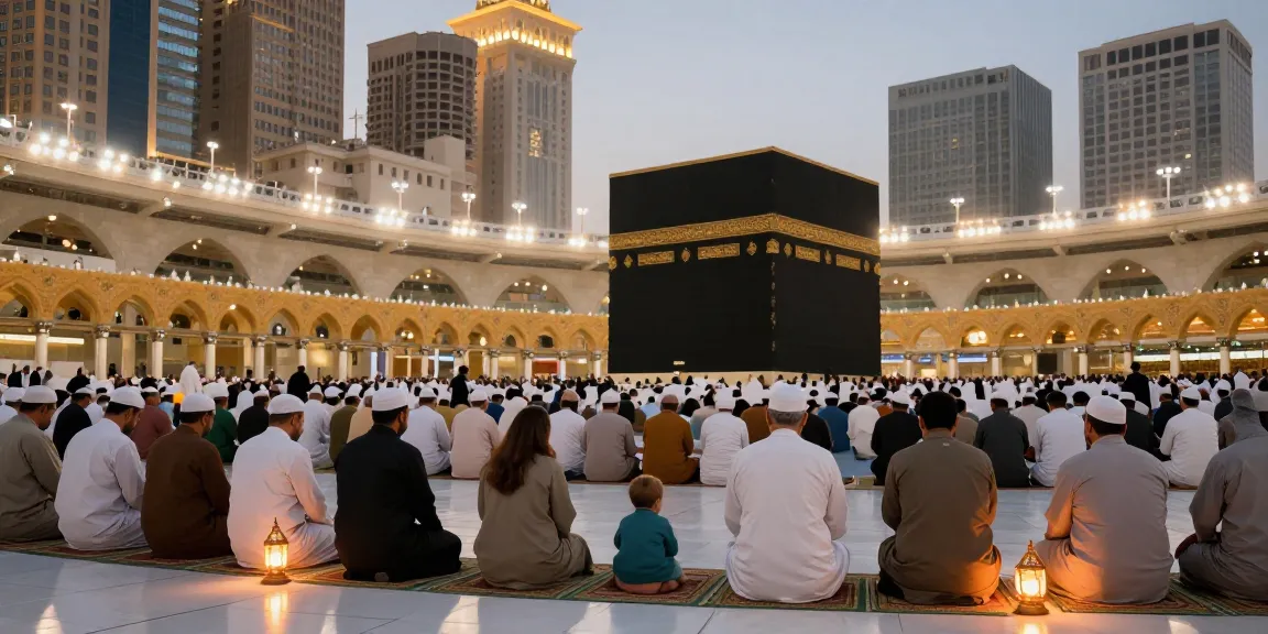 The beauty of Umroh Itikaf during Ramadan's holy gathering, showcasing travelers embracing spiritual traditions, a must-visit experience.
