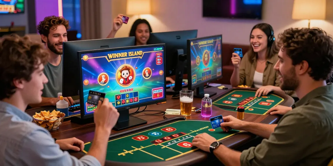 Players celebrating wins at credit card casinos from https://bhma.org.uk/ in a cozy home environment.