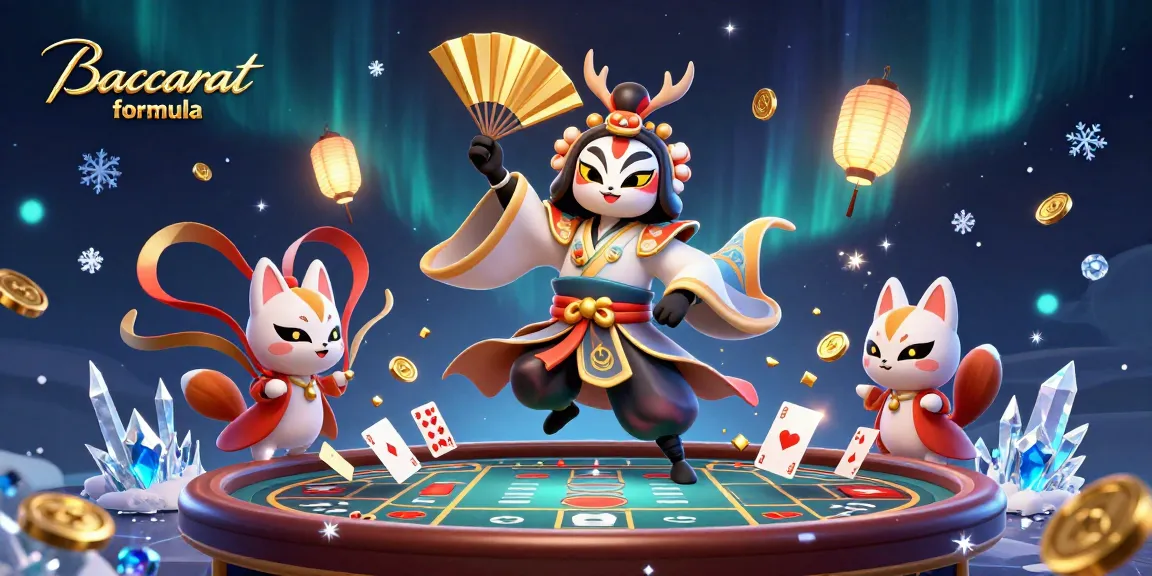 Baccarat formula: Enhance your game with winning strategy illustrations and dynamic casino scenes.