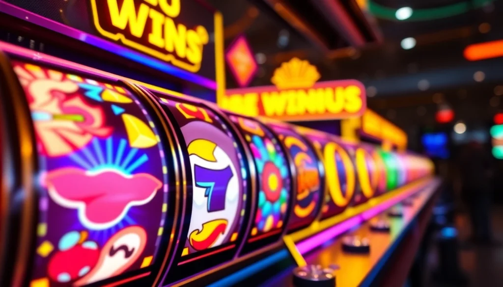 Mainkan slot online dengan animasi reel berwarna cerah dan latar belakang menarik yang menambah keseruan.