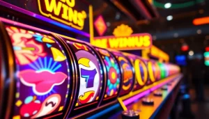 Mainkan slot online dengan animasi reel berwarna cerah dan latar belakang menarik yang menambah keseruan.