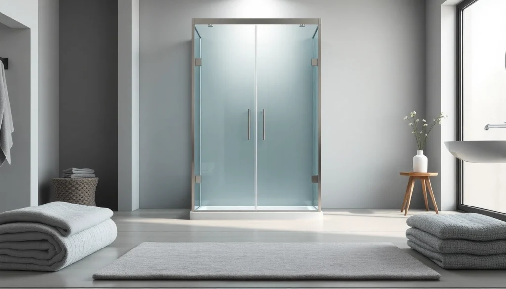 Besonderheit der sonni Duschkabine in einem eleganten Badezimmer mit natürlichem Licht.