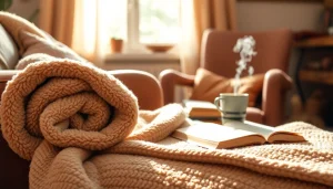 Fleece dekens en kussens voor een gezellige en comfortabele sfeer.