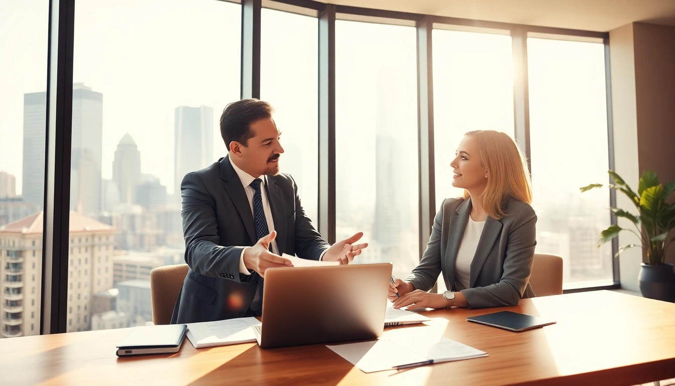 신용카드 현금화에 대한 상담 중인 금융 전문가와 고객의 모습입니다.
