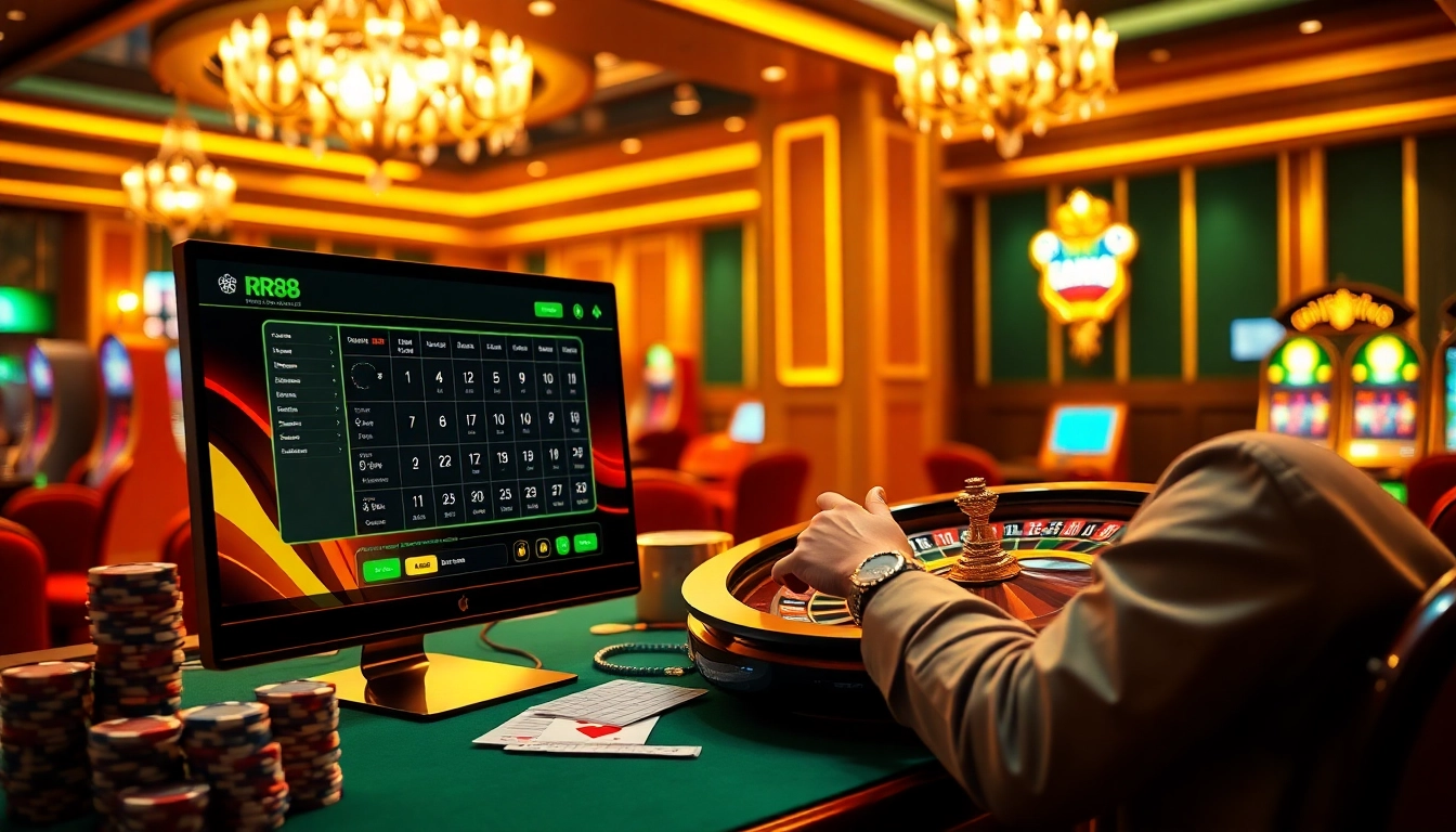 Experience excitement at trang chủ rr88 with vibrant casino games and betting activities.