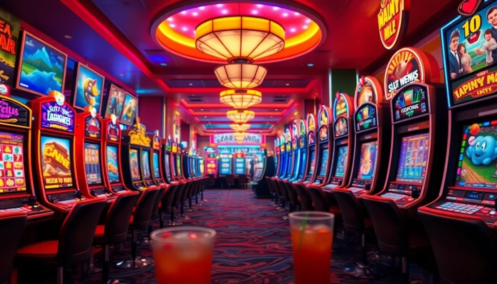 Experience the excitement of slot hoki with vibrant casino slot machines and a thrilling atmosphere.