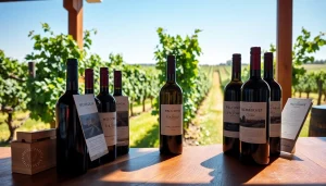 Explore winery membership benefits with a cozy wine tasting atmosphere and vineyard background.
