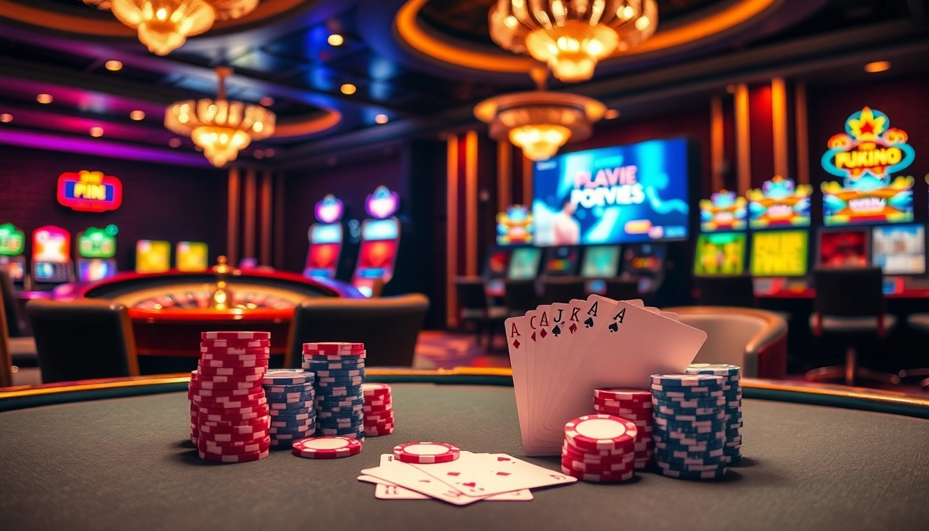 Nonton film indoxxi with vibrant poker chips and an elegant casino atmosphere