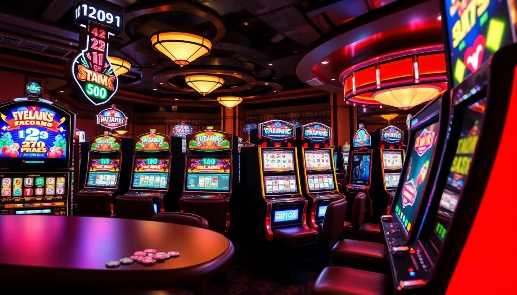 en yaxsi Pinco Casino bonuslari ilə dolu slot maşınları və oyunçular.