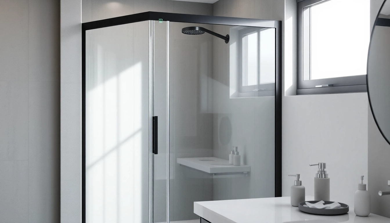 Enhancing Your Bathroom with a Stylish Shower Door Black Frame