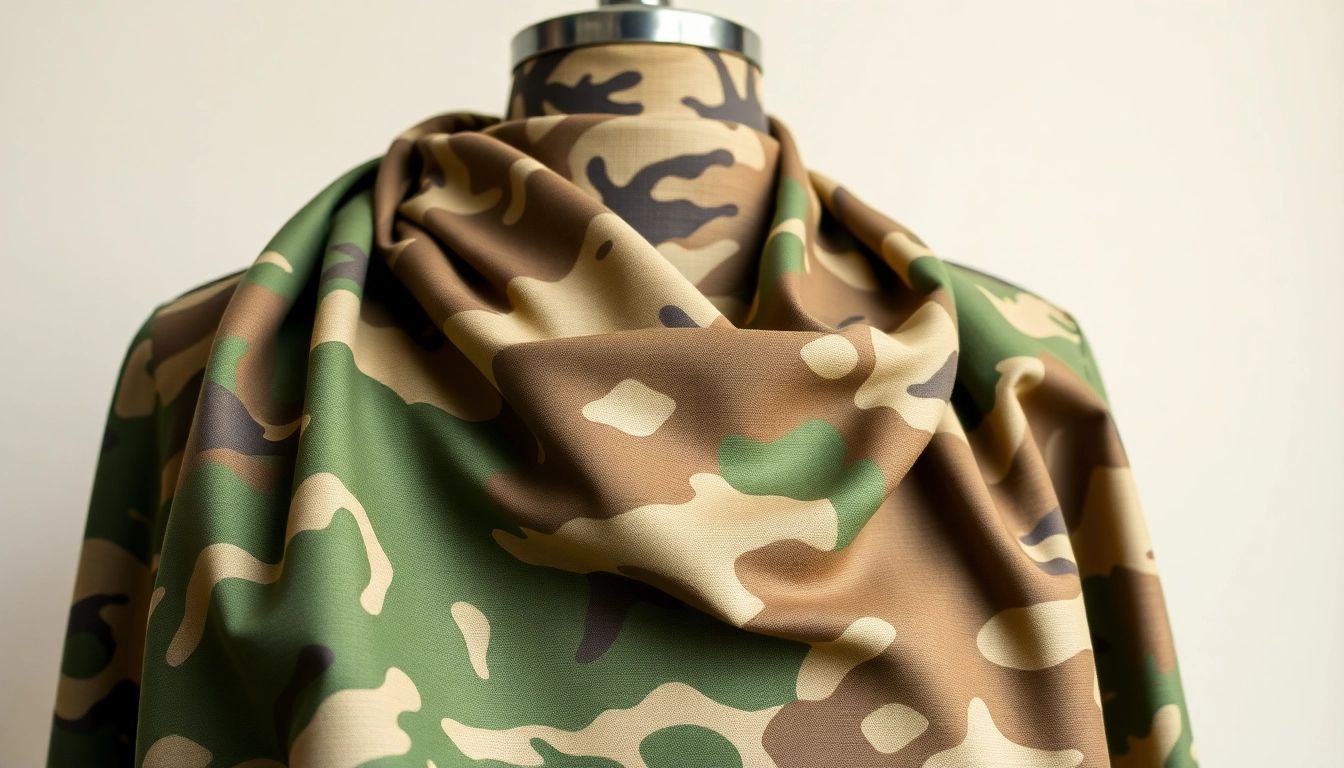 Camouflage stoffen: De veelzijdigheid en toepassingen voor elke gelegenheid