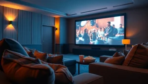 ดูหนัง ในโรงภาพยนตร์ที่บ้านพร้อมบรรยากาศสุดอบอุ่น