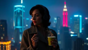 Generate creative prompts with our image to prompt ai tool, visualizing stylish urban scenes.