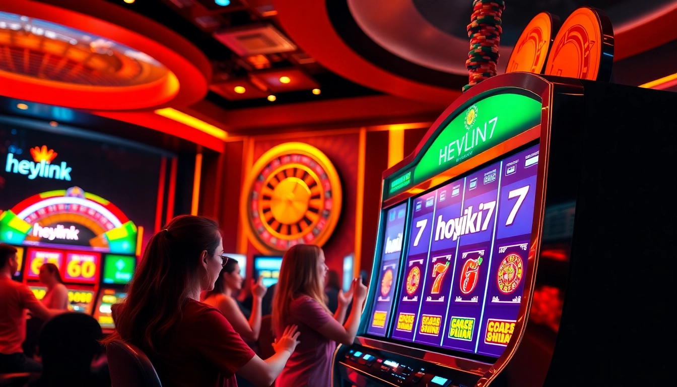 Experience the thrill of winning at hoki77 heylink with vibrant casino games.
