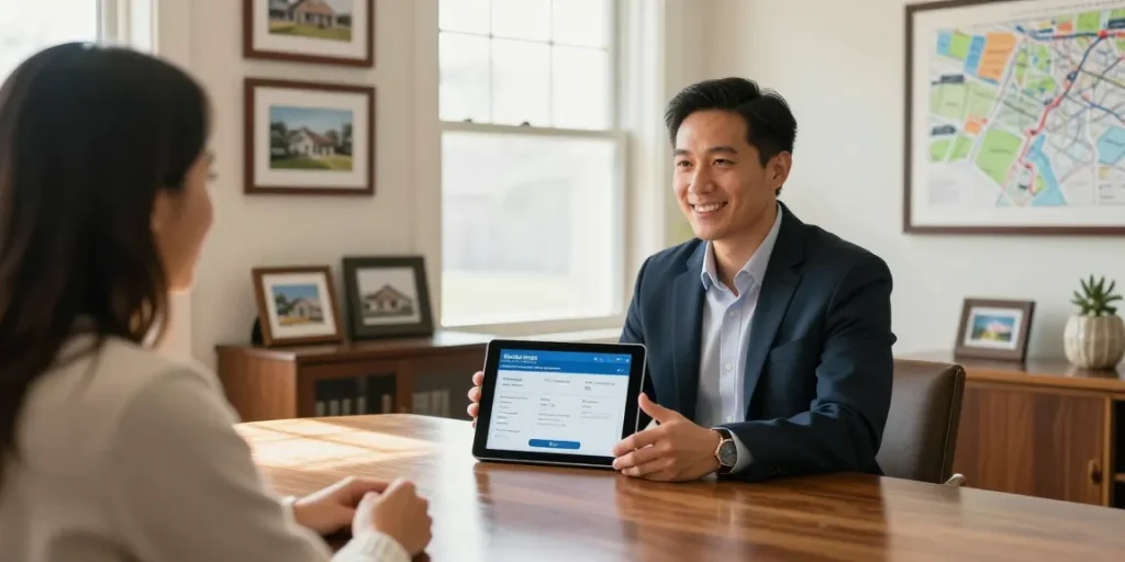 Local trusted home buying service we buy houses in Tennessee, professional real estate agent assisting homeowner with cash offer.