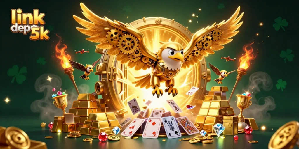 Experience thrilling wins with link depo 5k in a vibrant casino environment.